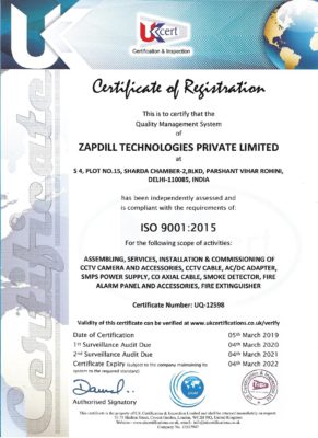 CERTIFICATES